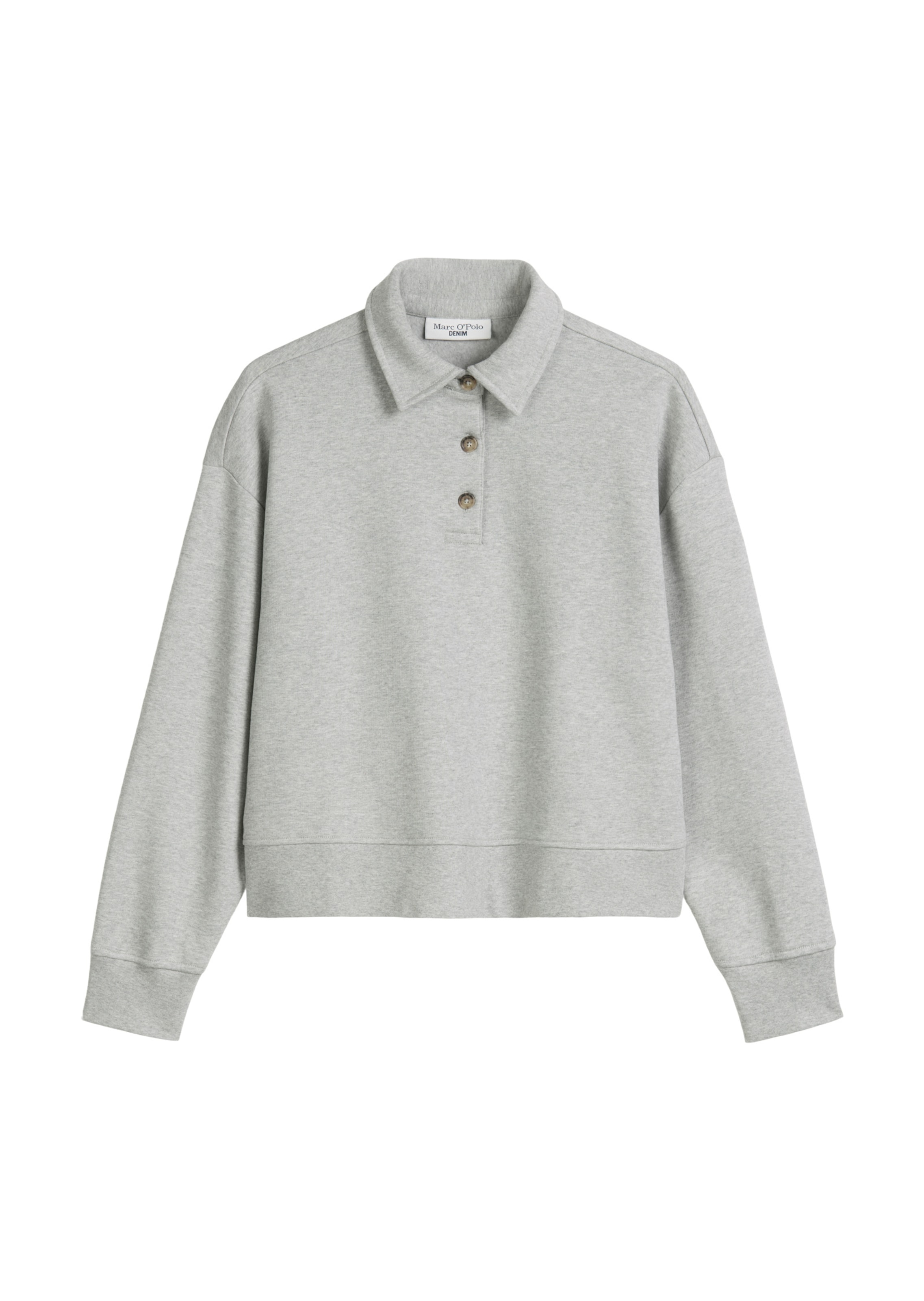 Marc O'Polo DENIM Sweatshirt in Grijs: voorkant