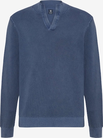 Pull-over Boggi Milano en bleu : devant