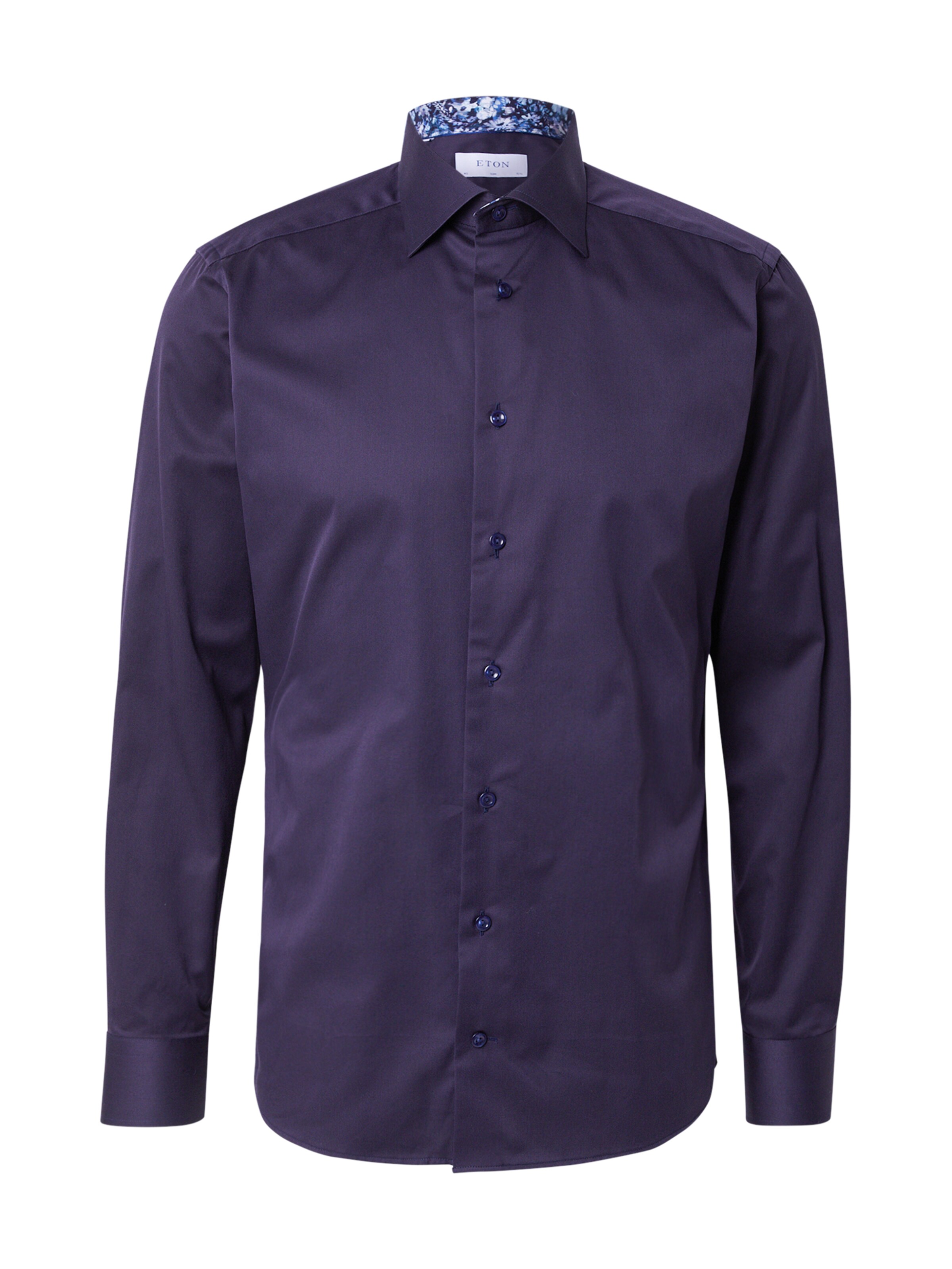 ETON Slim fit Button Up Shirt in Blue: front