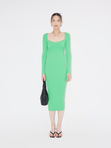 LeGer by Lena Gercke Knitted dress 'Elorah' in Green