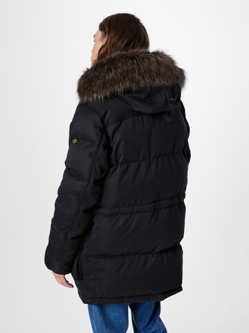 Superdry Winter parka 'Chinook' in Black