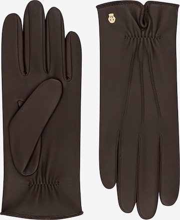 Roeckl Lederhandschuhe 'ANTWERPEN' in Braun: Vorderseite