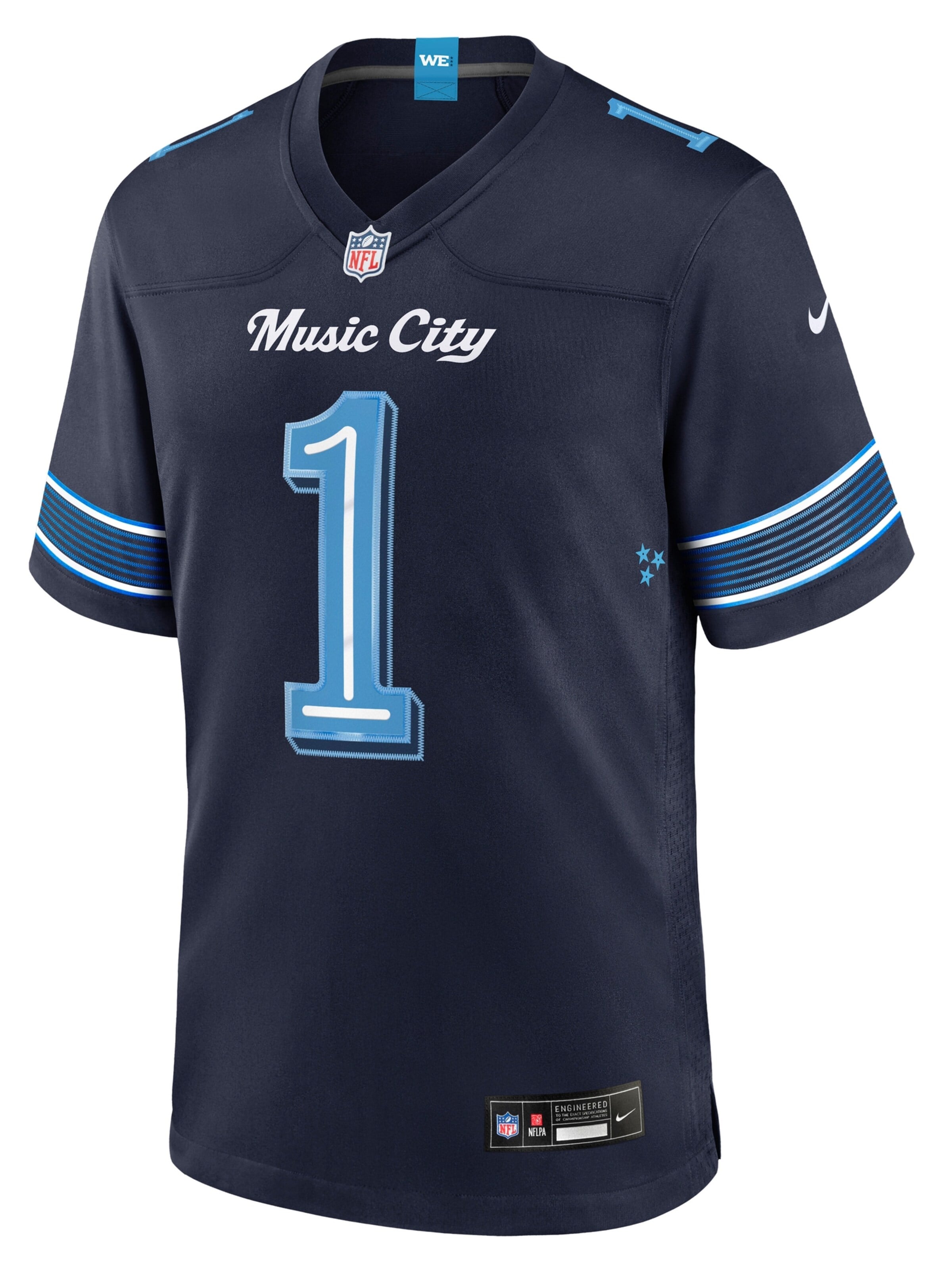 NIKE Jersey 'Tennessee Titans Nike Rivalries Game Jersey Ward 1' in Blue: front