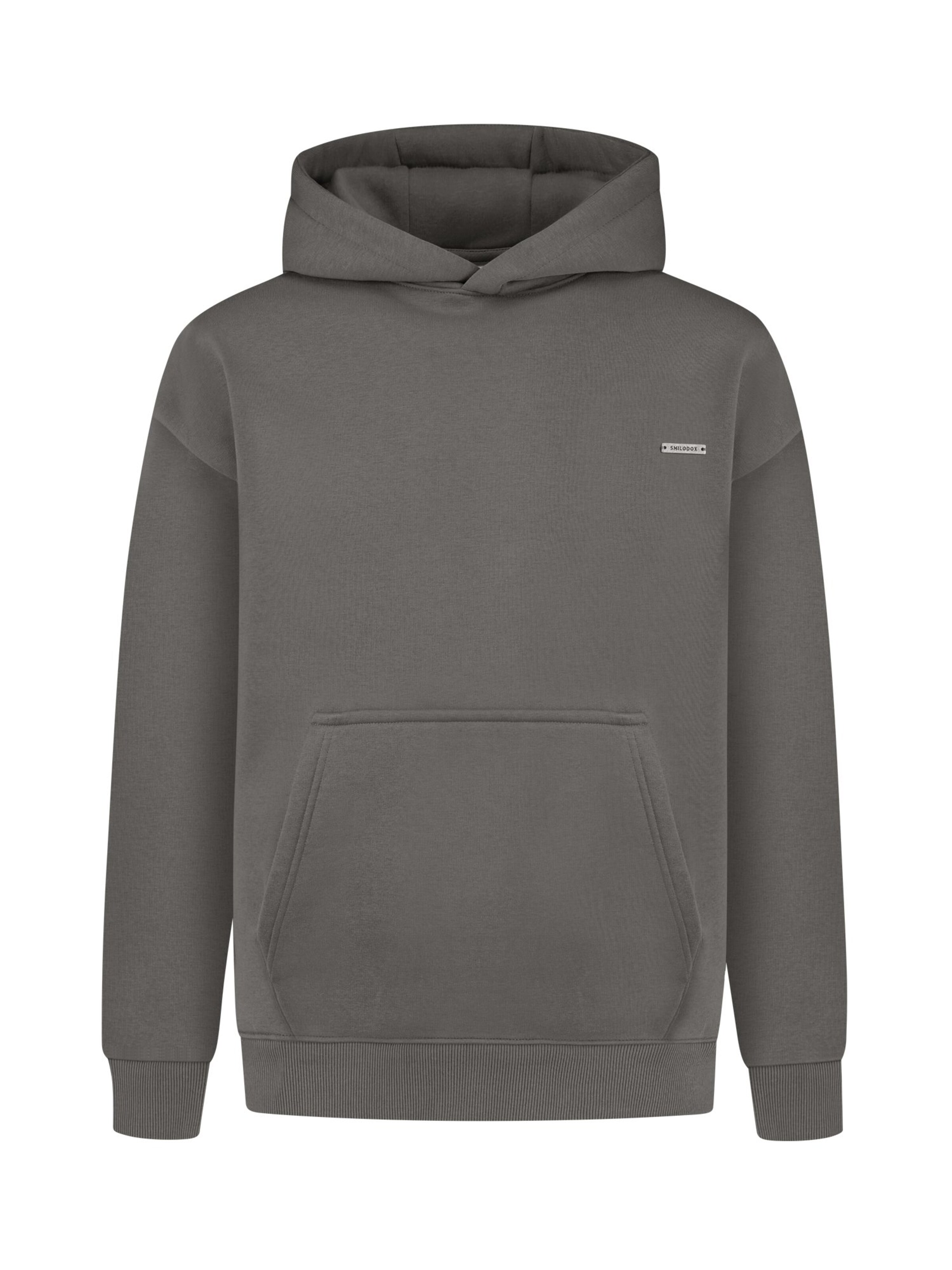 Smilodox Sweatvest in Grijs: voorkant