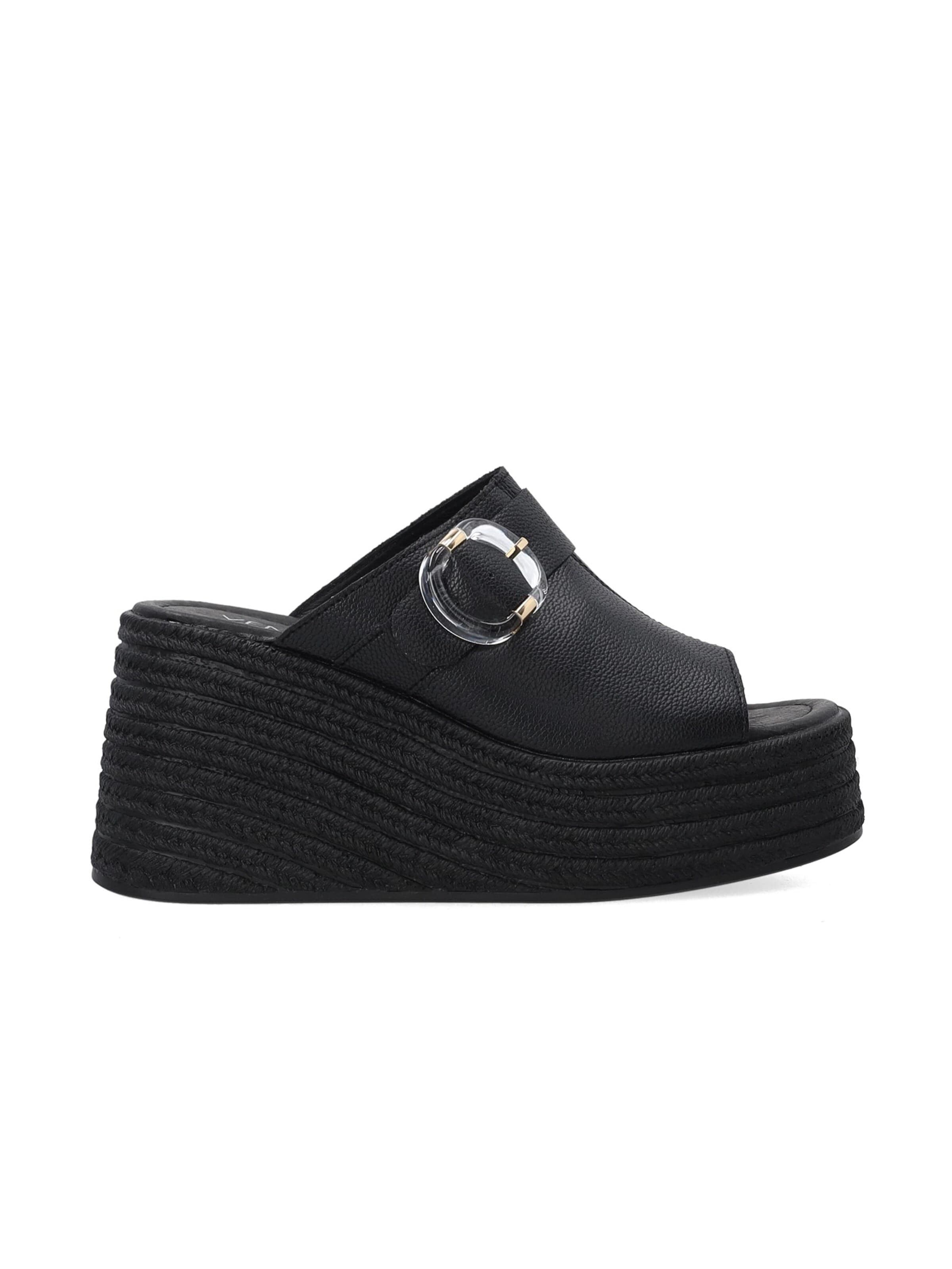 VENEZIA Mules 'Venezia' in Black: front