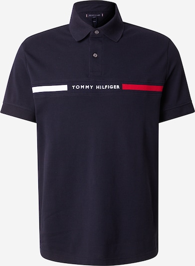 TOMMY HILFIGER Majica u mornarsko plava / krvavo crvena / bijela, Pregled proizvoda