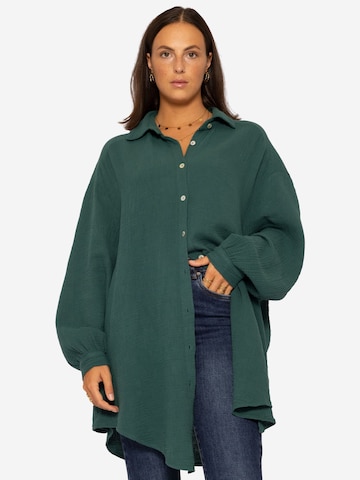 SASSYCLASSY - Blusa em verde: frente