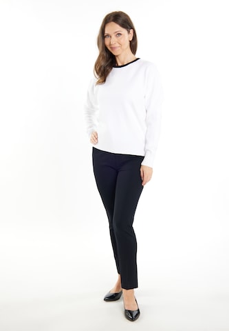 usha BLACK LABEL Pullover 'Nowles' in Weiß