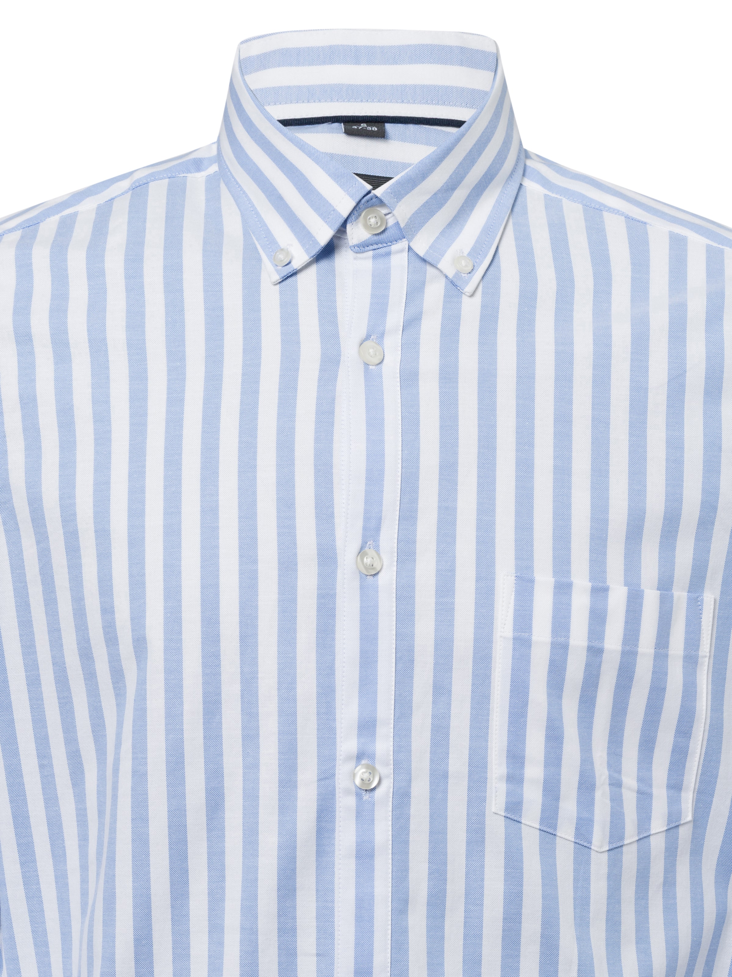 Nils Sundström Slim Fit Hemd in Blau