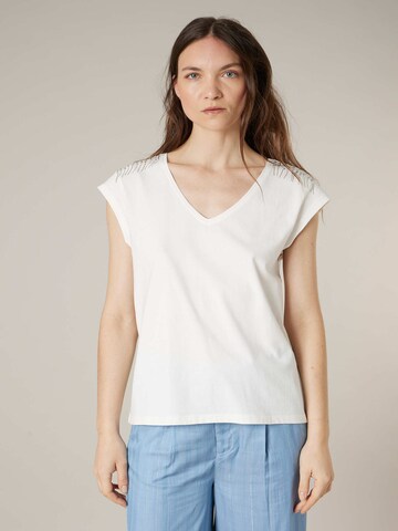 T-shirt 'Amayal' Deeluxe en blanc : devant