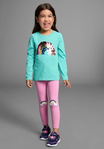 ARIZONA Shirt 'Regenbogen' in Green
