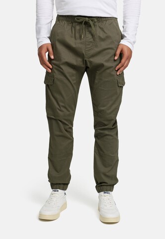 Regular Pantalon cargo 'Pillus ' INDICODE JEANS en vert : devant
