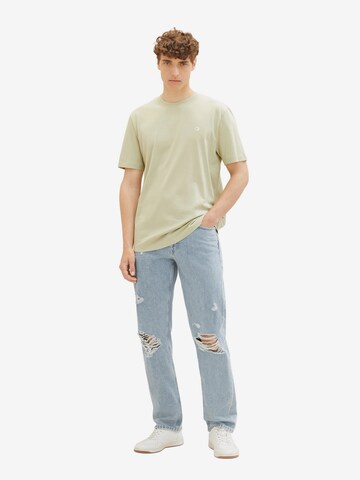 TOM TAILOR DENIM T-Shirt in Braun