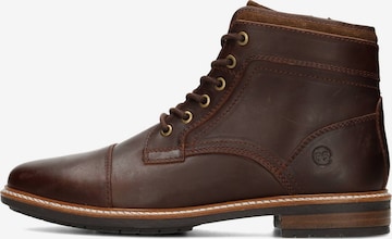 Chaussure à lacets 'JONI' Poelman en marron : devant