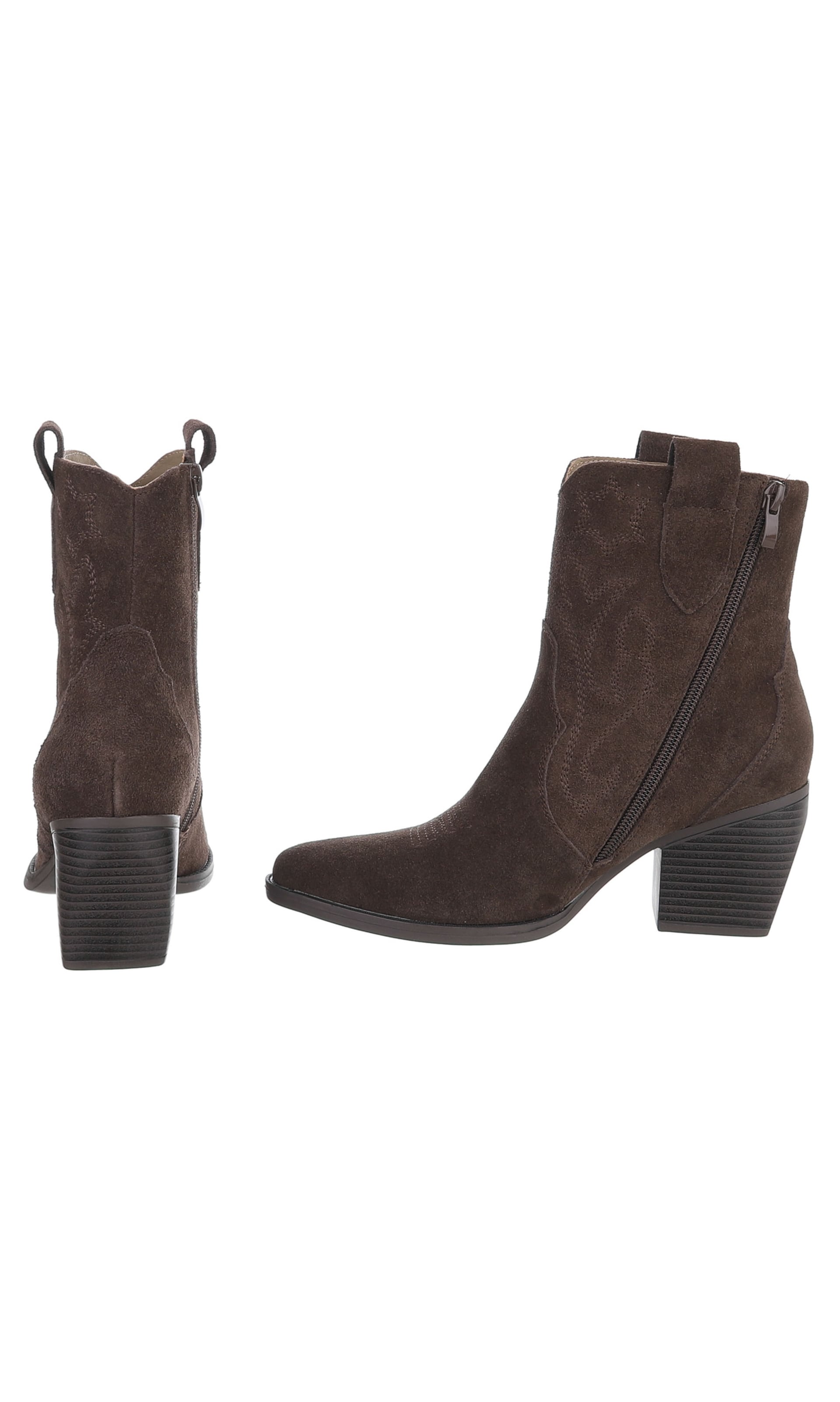 Ital-Design Cowboystiefel in Braun