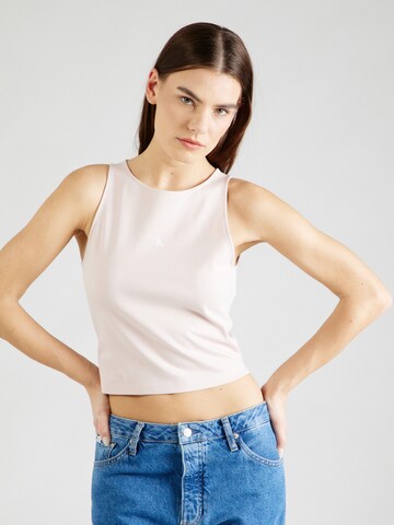 Calvin Klein Jeans Top 'ARCHIVAL MILANO' w kolorze różowy: przód