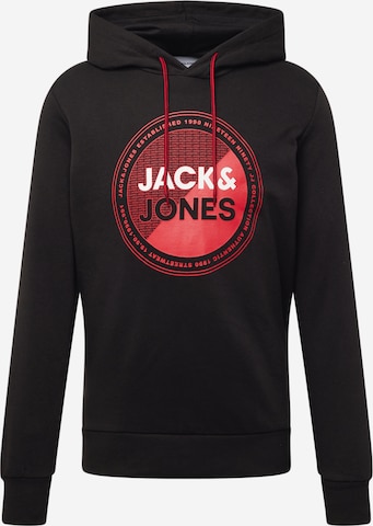 JACK & JONES Μπλούζα φούτερ 'LOYD' σε μαύρο: μπροστά