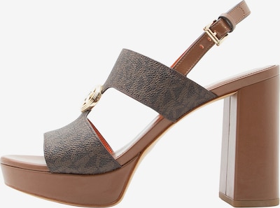 Sandalai 'ERIN' iš MICHAEL Michael Kors, spalva – ruda / ruda (konjako) / mokos spalva, Prekių apžvalga