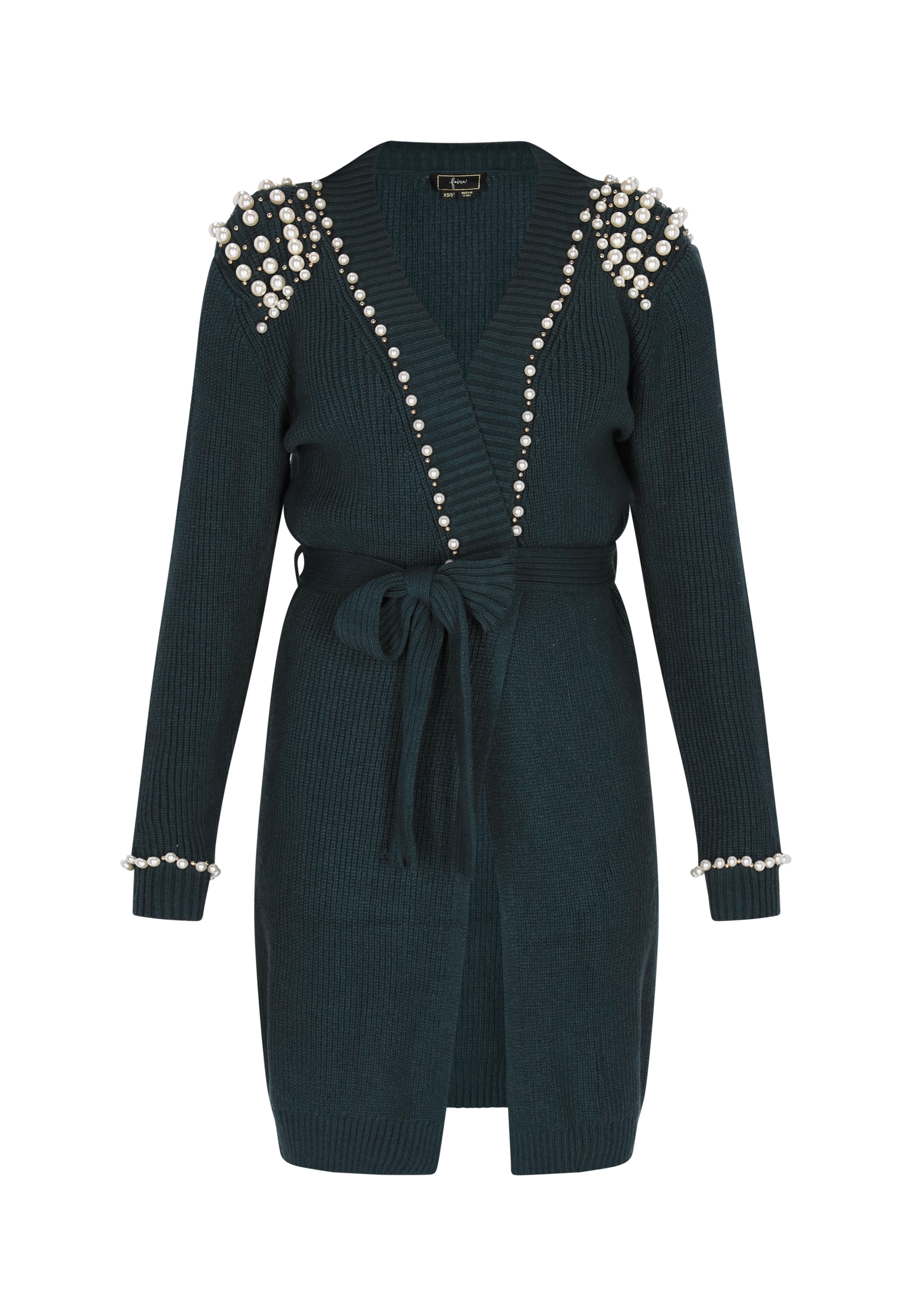 faina Kardigán - Zelená: predná strana