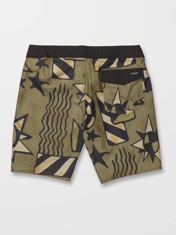 Volcom Badeshorts 'Geo Stoney' i grøn