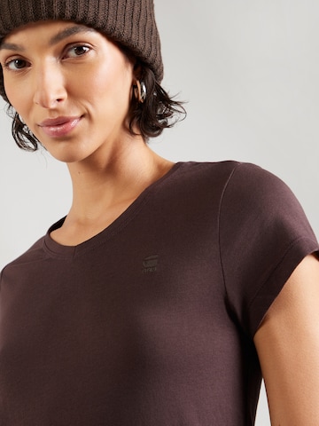 G-STAR Tričko 'Eyben 2.0' – hnědá