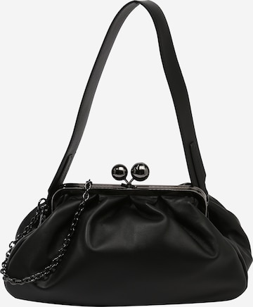 Weekend Max Mara - Bolso de noche 'Cubico' en negro: frente