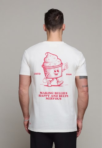 Maglietta di Distorted People in bianco