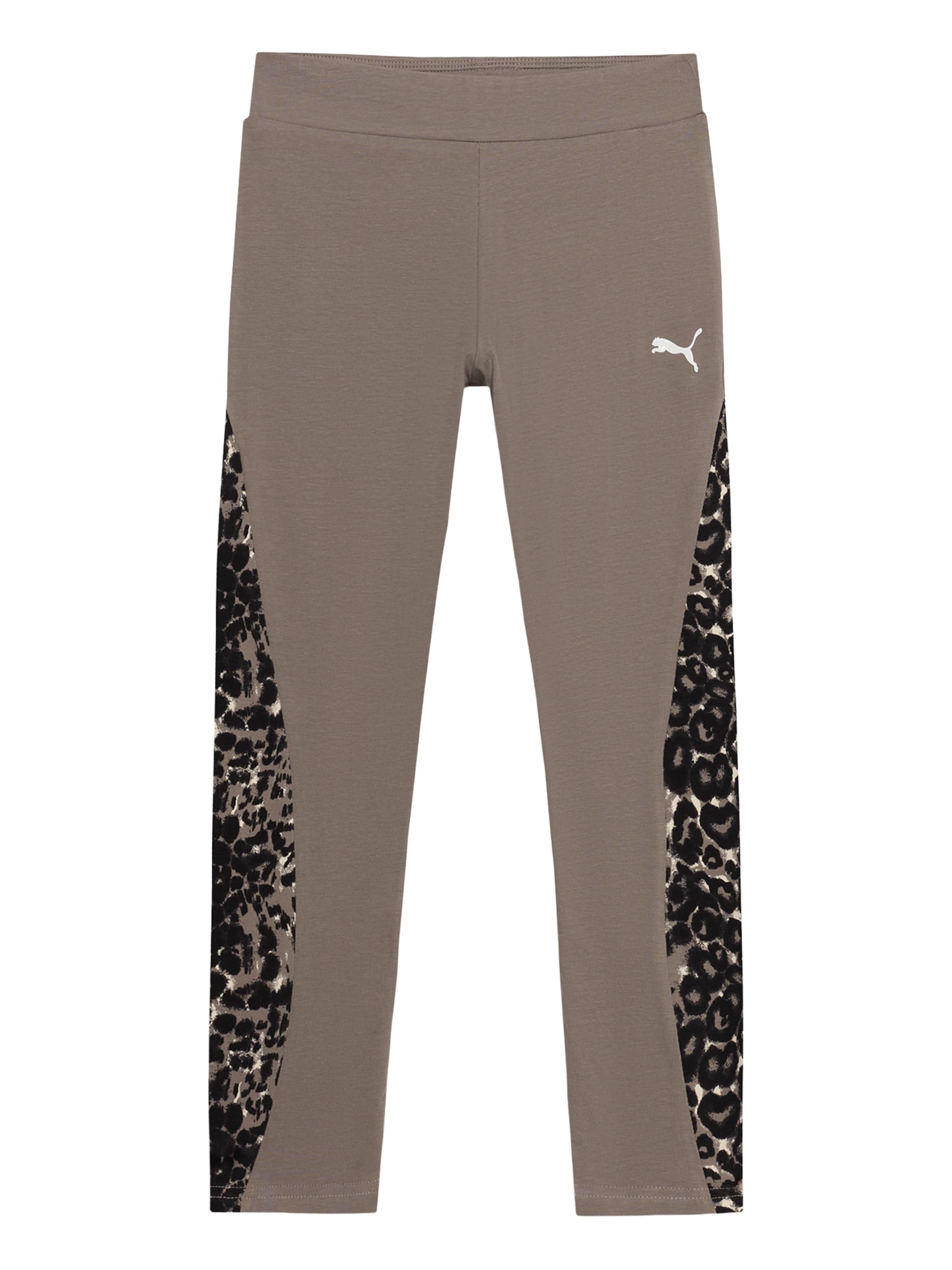 PUMA Skinny Leggings in Grey: front