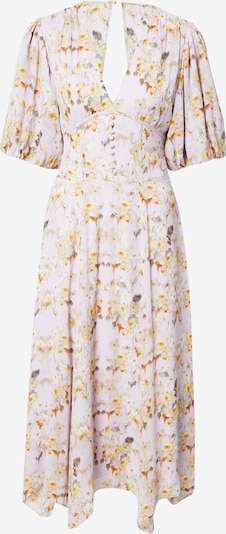 AllSaints Šaty 'ASPEN' - béžová / žltá / svetlozelená / biela, Produkt