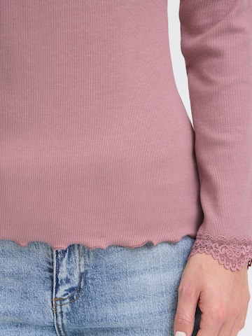 Oxmo - Camiseta ' OXNSuna Lace ' en rosa