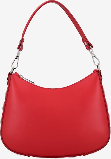 Rankinė ant peties iš faina, spalva – raudona, Prekių apžvalga