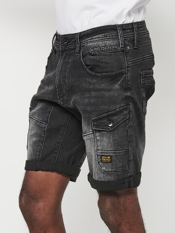 Regular Jeans cargo KOROSHI en noir