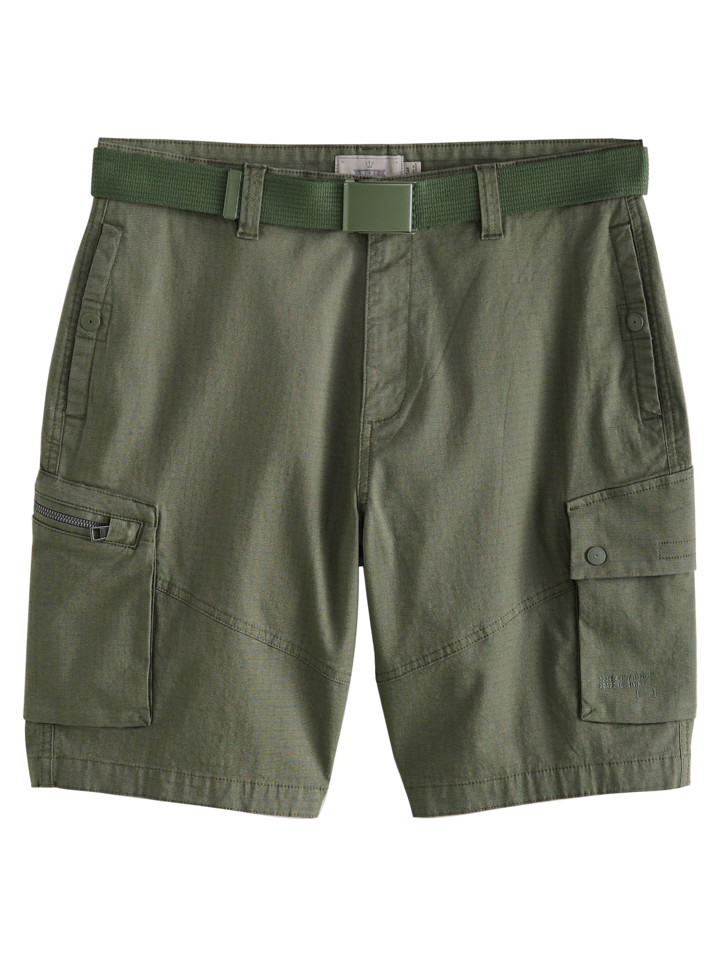 Next Regular Cargo trousers in Green: front
