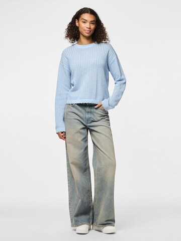 PIECES Trui 'SCOUT' in Blauw