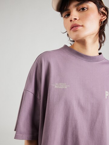 T-shirt 'CRISSY' Pegador en violet
