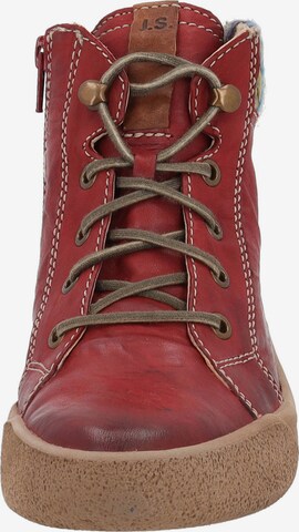 JOSEF SEIBEL Lace-Up Ankle Boots 'Alina 52' in Red