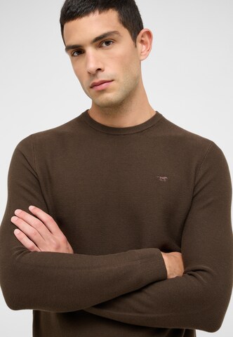 MUSTANG Pullover 'Elliot' in Braun