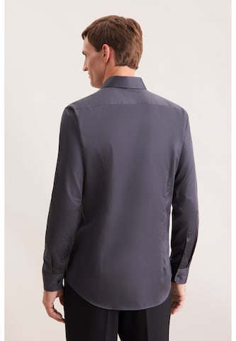 Coupe regular Chemise business 'SMART CLASSICS' SEIDENSTICKER en gris
