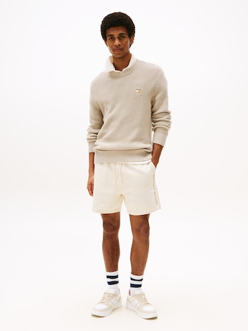 smėlio Tommy Jeans Laisvas Kelnės