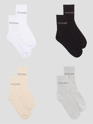 YO-GAYA Sportovní ponožky 'Socks - 4 Pack - Mix' – mix barev: přední strana