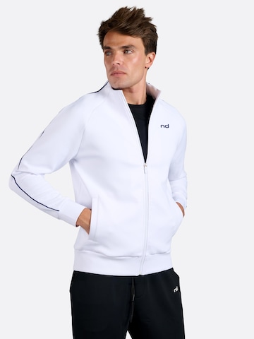 nordicdots - Chaqueta deportiva en blanco