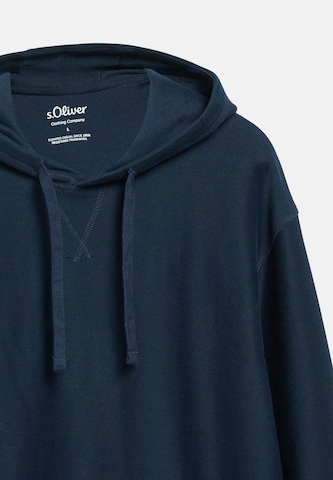 Sweat-shirt s.Oliver en bleu