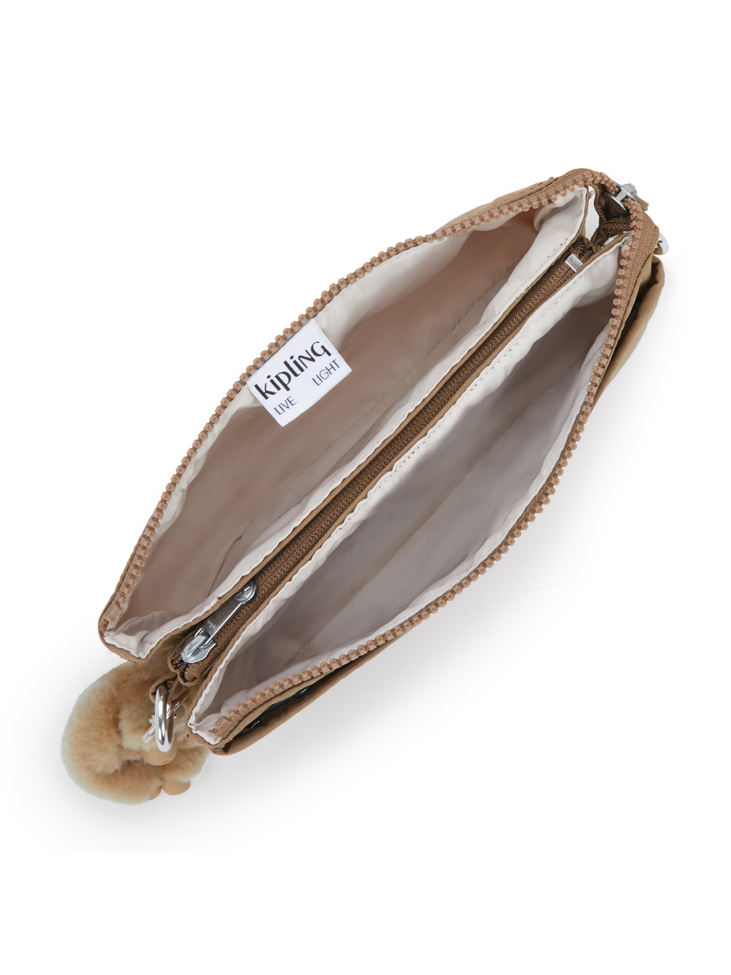 KIPLING - Mala de ombro 'Riri' em bege