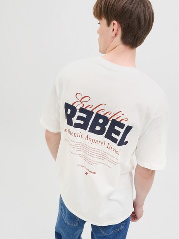 T-Shirt 'JREBJIM' JJ Rebel en blanc : devant