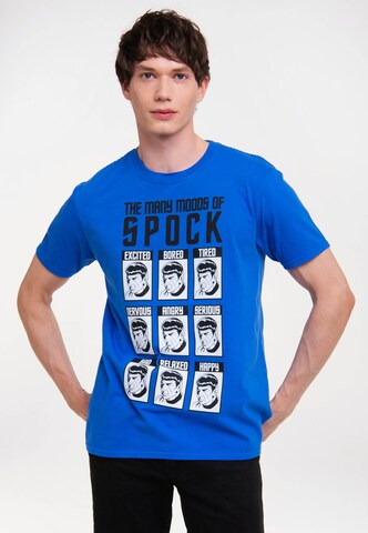Hybris Shirt in Blauw: voorkant