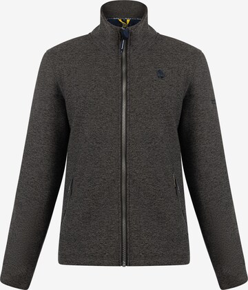 Schmuddelwedda Fleece Jacket in Grey: front