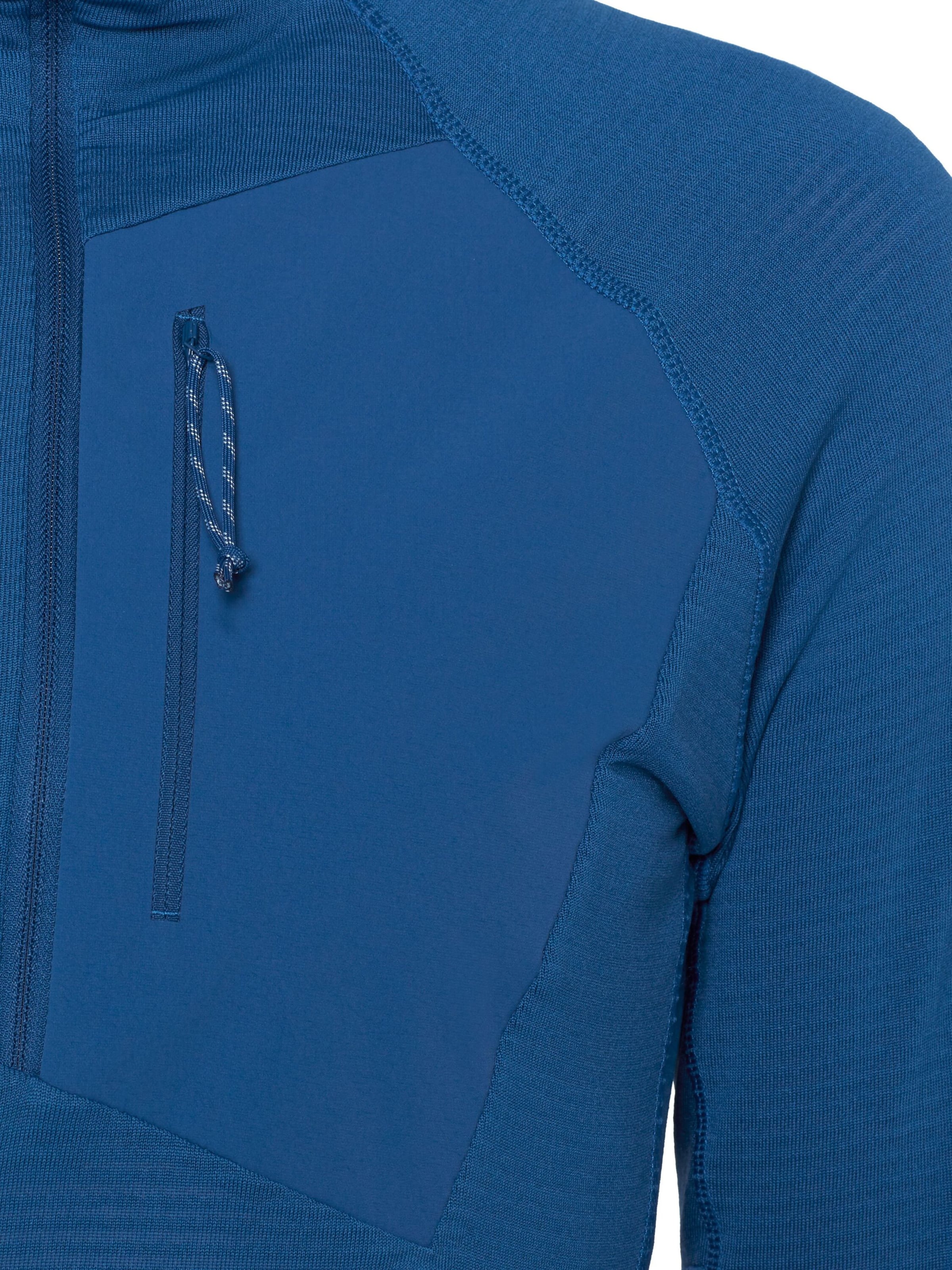 MAMMUT Athletic Sweater 'AENERGY LIGHT HALF ZIP' in Blue