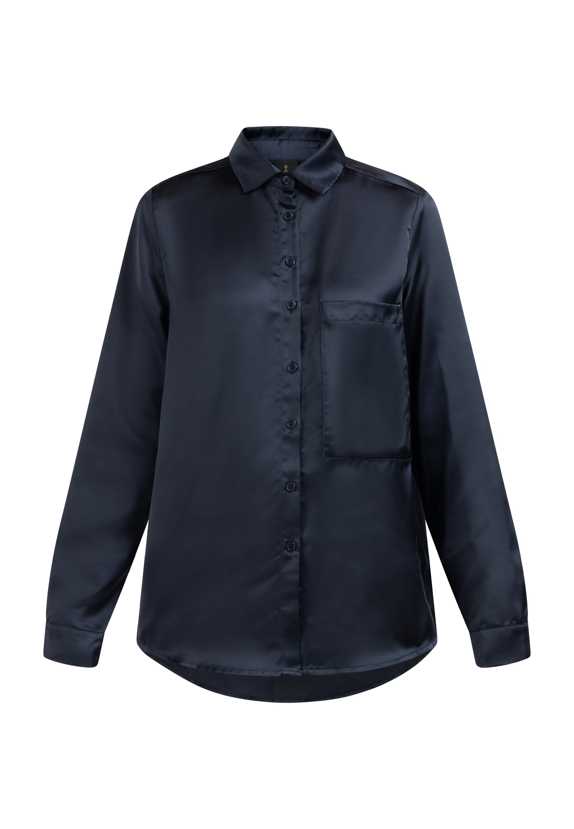 DreiMaster Klassik Blouse in Blauw: voorkant
