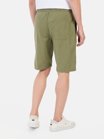 CAMEL ACTIVE Regular Chino Shorts mit elastischem Bund in Grün