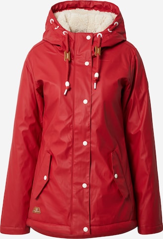 Ragwear Between-Season Jacket 'MARGGE' in Red: front